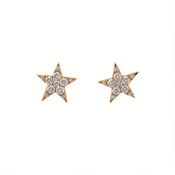 Gold Star Earrings