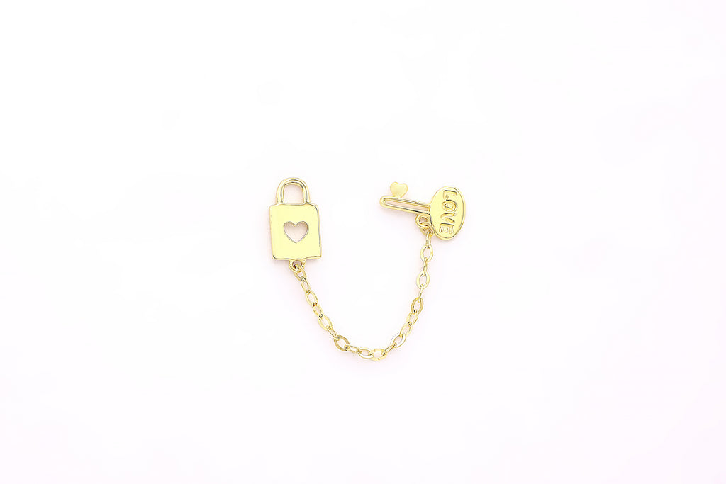 Hold Me Down Gold Earrings