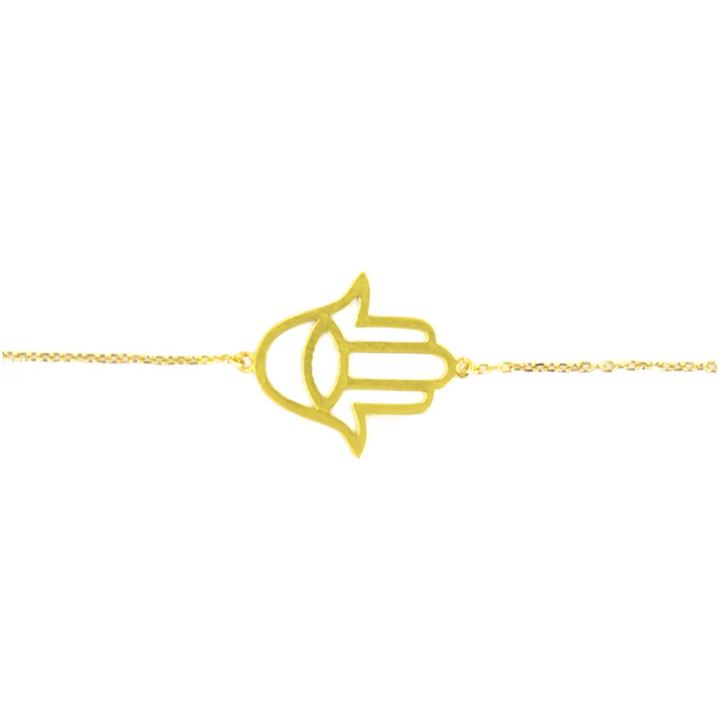 Humble Hamsa Gold Bracelet