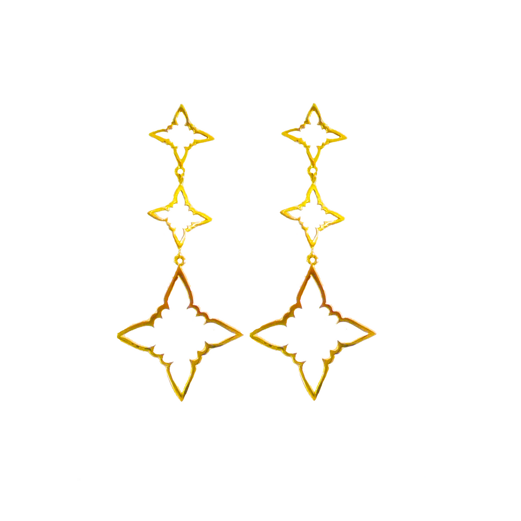 Barroco Skylights Gold earrings