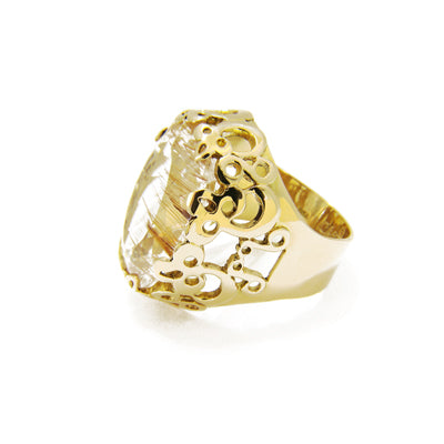 Gold School Ring