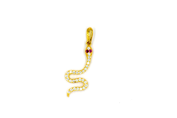 Serpiente Gold Pendant