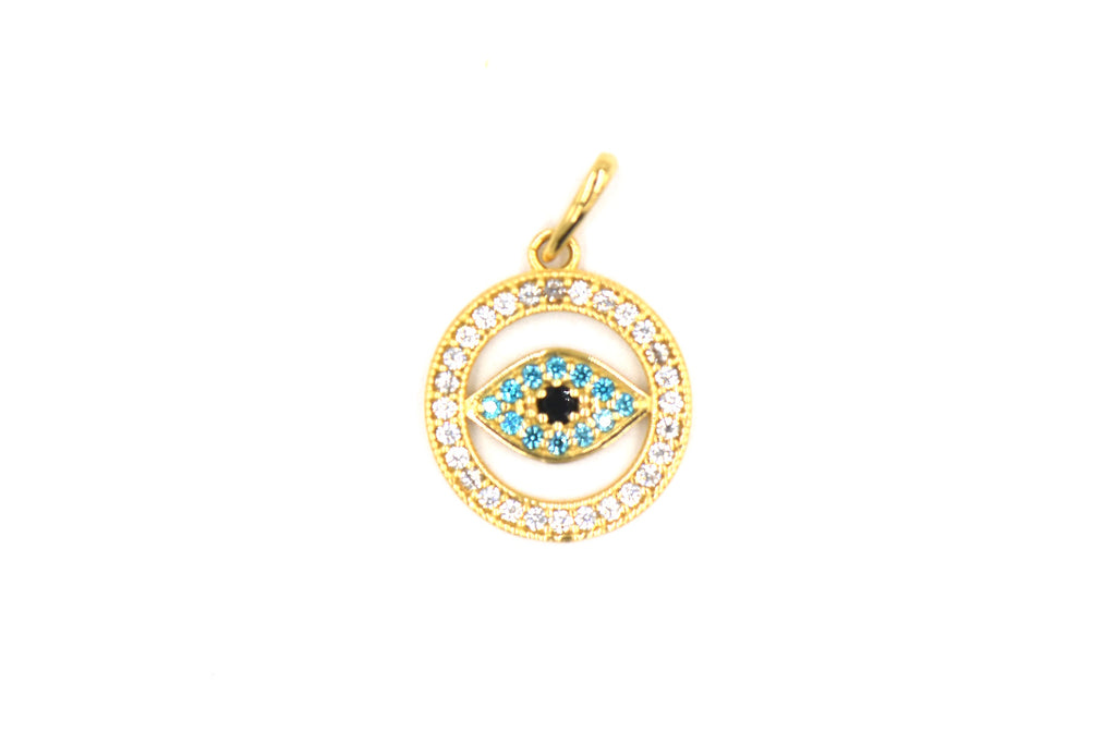 Ojo Protector Gold Pendant