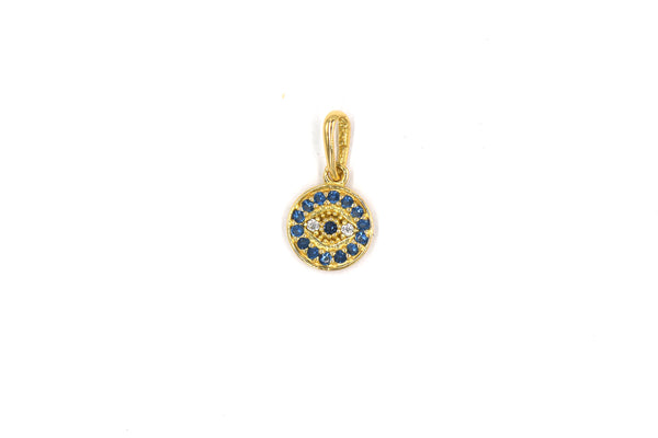 Evil Eye Gold Pendant