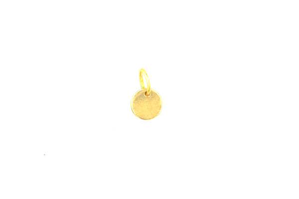 Gold Plate Charm