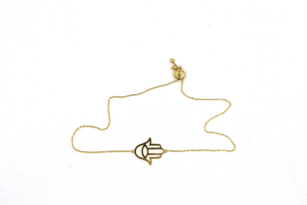 Humble Hamsa Gold Bracelet