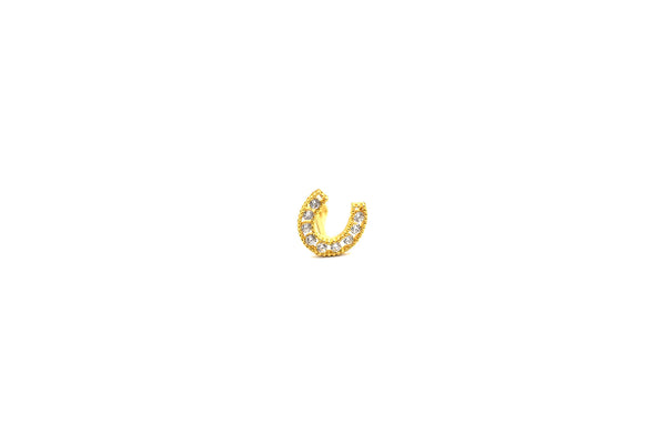 Lucky Horseshoe Gold Piercing