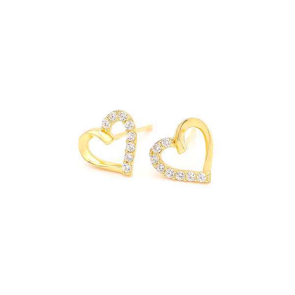 Corazonada Gold Earrings