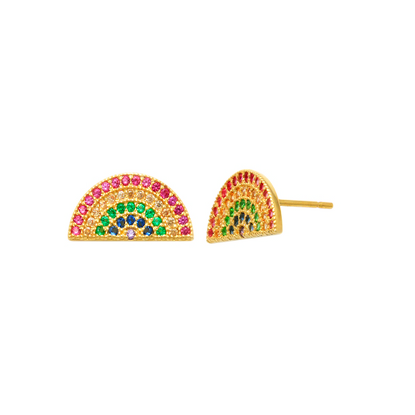 Rainbow Gold Earrings