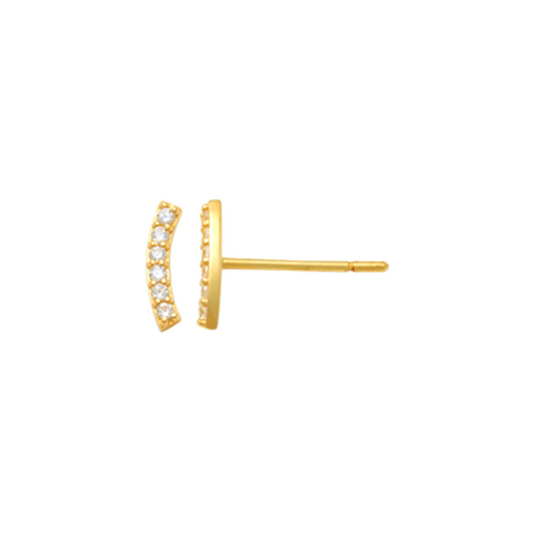 Bend don't Break Gold Earrings