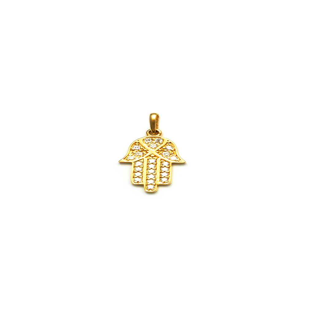 Healing Hand Gold Pendant