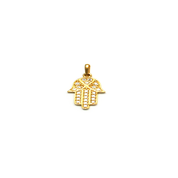 Healing Hand Gold Pendant