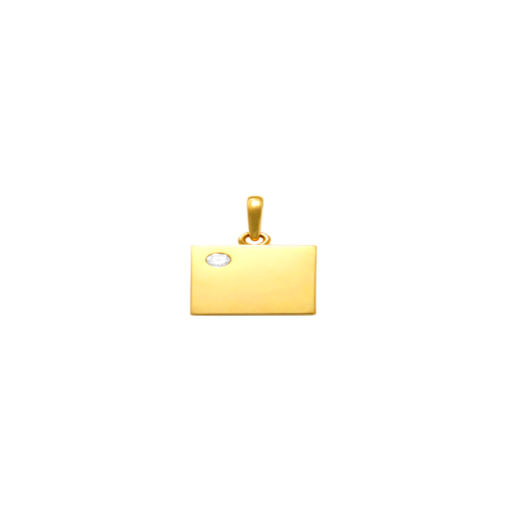 Letters Of Love Gold Charm