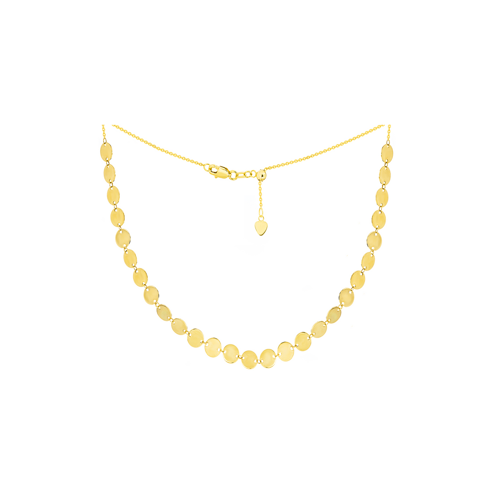 Disc Clique Gold Necklace