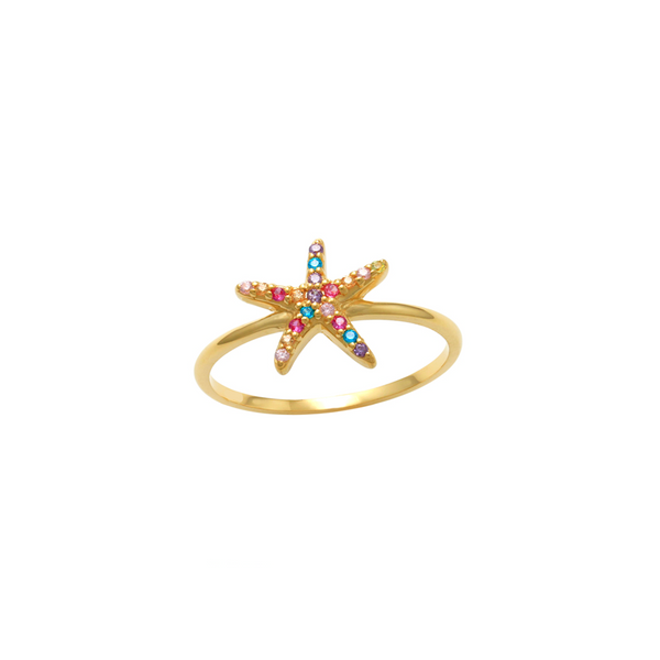 Estrella de Mar Gold Ring