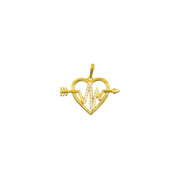 Life Line Gold Pendant